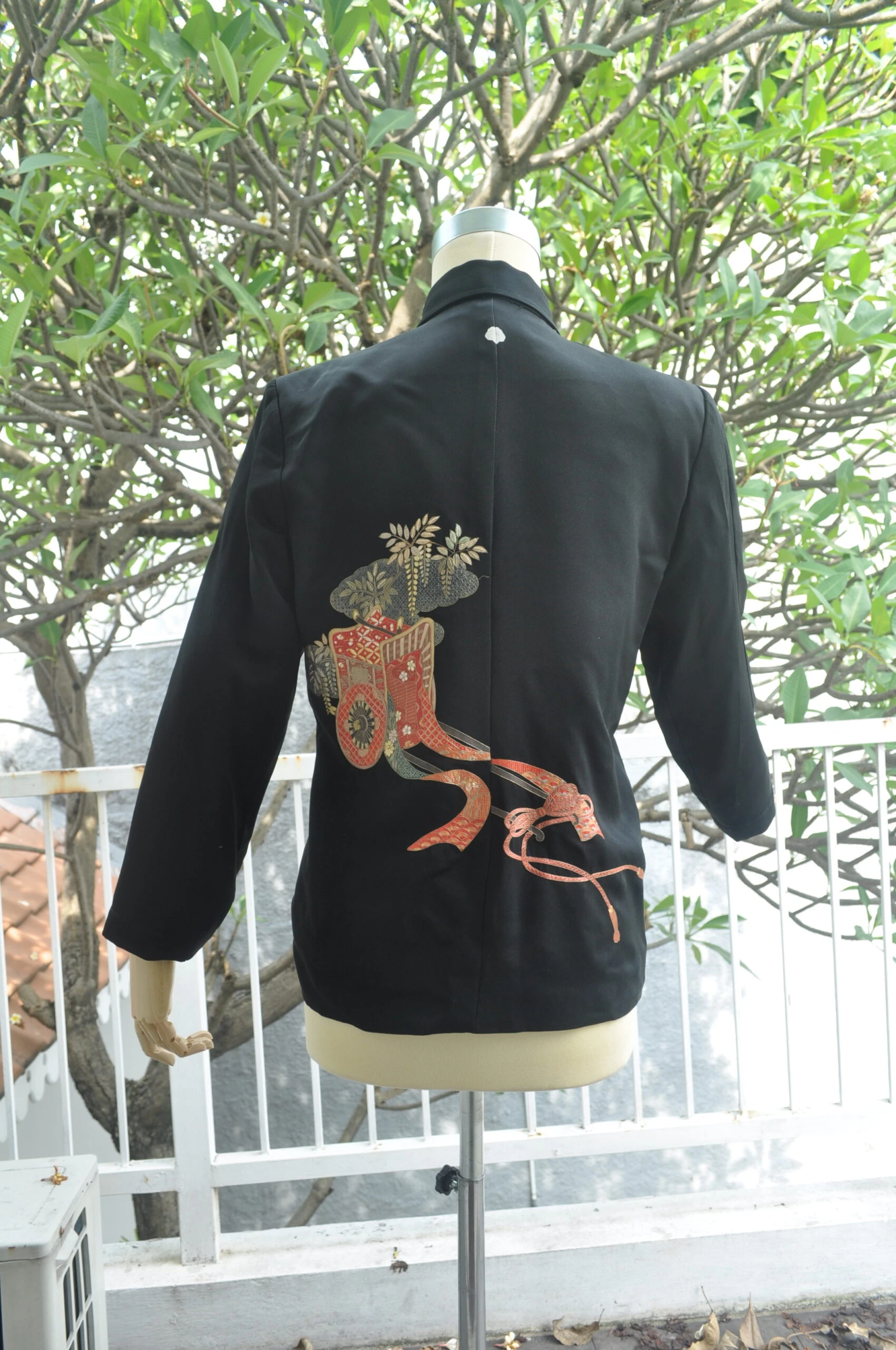 03 - Jacket Hitam Ribbon Jacket Hitam Ribbon