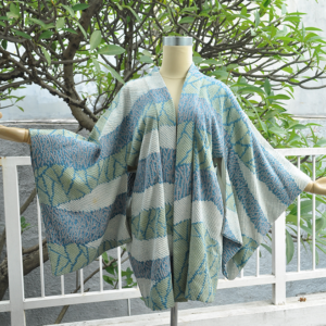 Outer Kimono Shibori Blue-Green