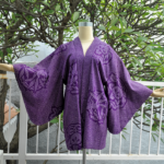 Outer Kimono Shibori Purple