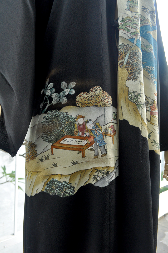03 - Outerwear Long Black Natural Japanese Outerwear Long Black Natural Japanese