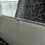 Clutch Silver Glittery