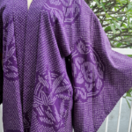 Outer Kimono Shibori Purple