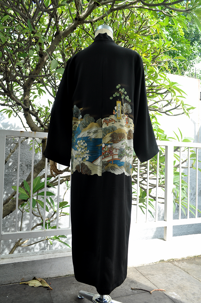 04 - Outerwear Long Black Natural Japanese Outerwear Long Black Natural Japanese