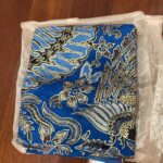Kain Batik Lukis Emas - Biru