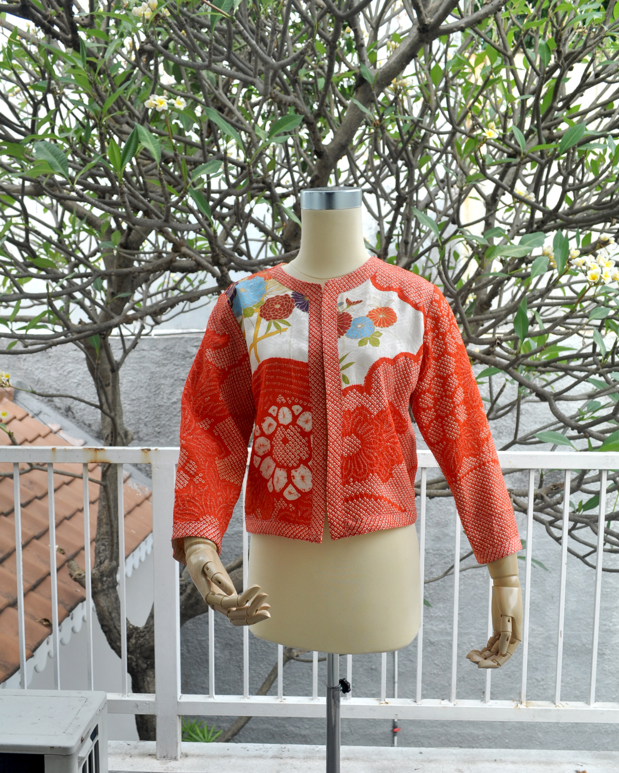 01-Outerwear Shibori-Oranye #3 Outerwear Shibori Oranye #3