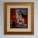 Lukisan Wanita Abstract #2 Acrylic