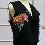 Outer Vest Batik Black