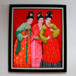 01 - Lukisan 3 Wanita Cantik
