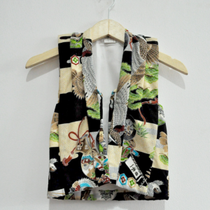 Outer Kidswear Hitam Ornament