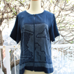 01 - Cardigan Shibori Navy #3