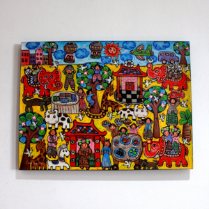 02 - Lukisan Bali Kuning Kecil #3