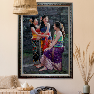 Painting of 3 Balinese Women
