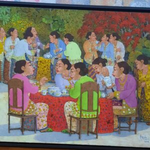 Lukisan Minum Sebelum Bekerja